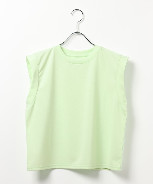 HEREIAM（ヘレイアム）の「【HEREIAM】吸水速乾／ミラーロゴショートプルオーバー（Tシャツ/カットソー・レディース・ホワイト×ゴールド/ブラック×シルバー/ブラック/ホワイト/ライム・SMALL/MEDIUM）」の17枚目の写真