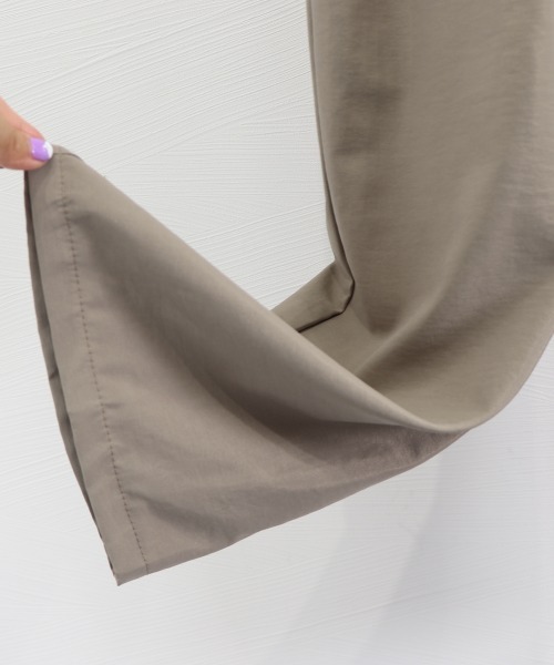 Miniministore(ミニミニストア)の「ワイドパンツレディース 体型カバーパンツ(チノパンツ・レディース・ブラック/ベージュ/ダークグレー/モカ・L/XL/M)」の21枚目の写真