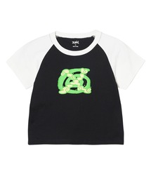 X-girl | WHIRLPOOL S/S RAGLAN SLEEVE BABY TEE(Tシャツ/カットソー)
