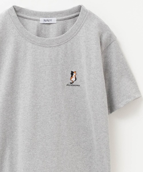 ワンオフショルダーギャザーリボンTシャツ[ J by blue ]【ネコポス】
