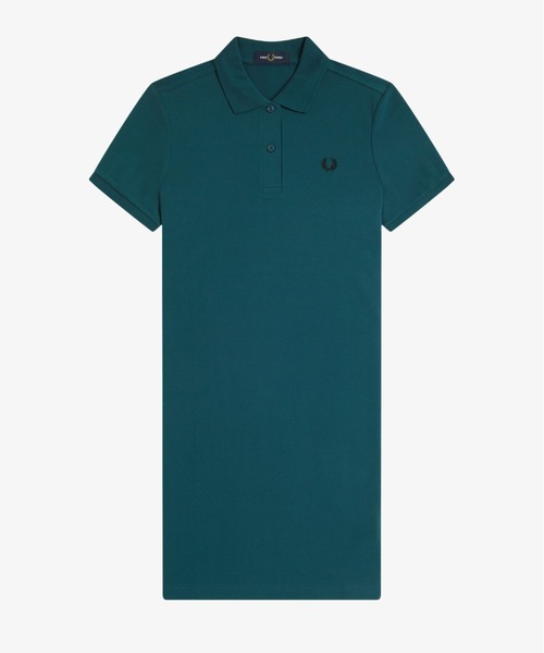 FRED PERRY ネイビーパープル ポロシャツワンピース セール】Fred Perry Dress／フレッドペリーポロシャツワンピース
