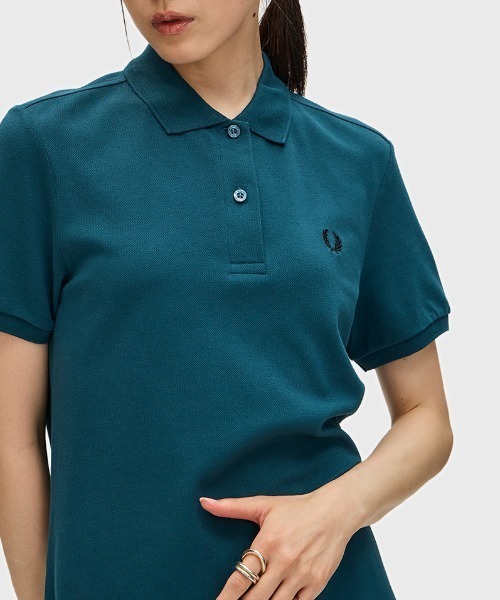 FRED PERRY ポロシャツワンピース Twin Tipped Pique Dress／フレッドペリーポロシャツワンピース