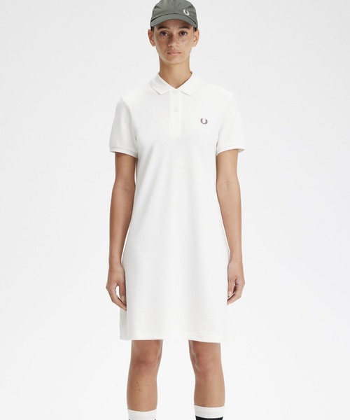 FRED PERRY フレッドペリー　ポロシャツワンピース　プリーツ　XS FRED PERRY フレッドペリー ポロシャツワンピース プリーツ XS