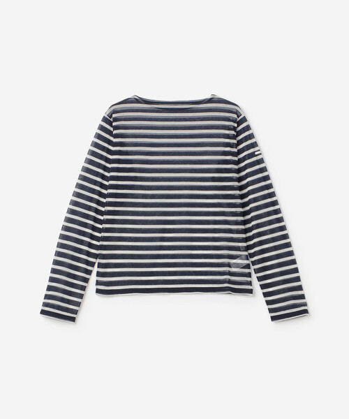 ORCIVAL シースルー ボートネック長袖カットソー ORCIVAL（オーシバル）の「ORCIVAL | シースルー ボートネック