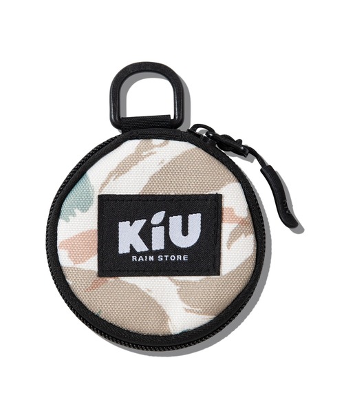 KiU(キウ)の「ラウンド ケース ポーチ(ポーチ・レディース・ブラック系その他/ホワイト×ブルー/レッド系その他/ベージュ系その他・FREE)」の3枚目の写真