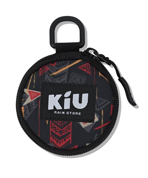 KiU(キウ)の「ラウンド ケース ポーチ(ポーチ・レディース・ブラック系その他/ホワイト×ブルー/レッド系その他/ベージュ系その他・FREE)」の4枚目の写真