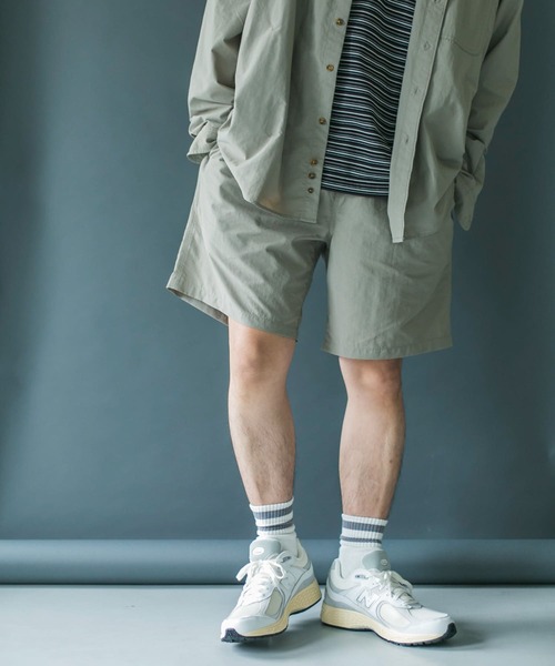 BURLAP OUTFITTER（バーラップアウトフィッター）の「『別注』BURLAP OUTFITTER×DOORS　SupplexNylon SHORTS（その他パンツ・メンズ・チャコールグレー/ブラック/ベージュ/グリーン・LARGE/MEDIUM）」の17枚目の写真