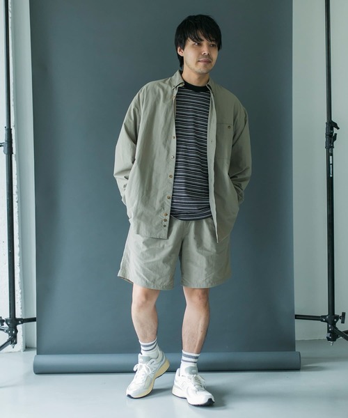 BURLAP OUTFITTER（バーラップアウトフィッター）の「『別注』BURLAP OUTFITTER×DOORS　SupplexNylon SHORTS（その他パンツ・メンズ・チャコールグレー/ブラック/ベージュ/グリーン・LARGE/MEDIUM）」の20枚目の写真