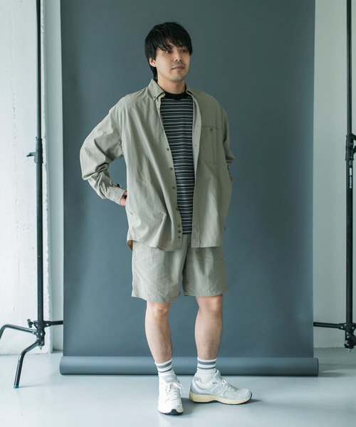 BURLAP OUTFITTER（バーラップアウトフィッター）の「『別注』BURLAP OUTFITTER×DOORS　SupplexNylon SHORTS（その他パンツ・メンズ・チャコールグレー/ブラック/ベージュ/グリーン・LARGE/MEDIUM）」の21枚目の写真