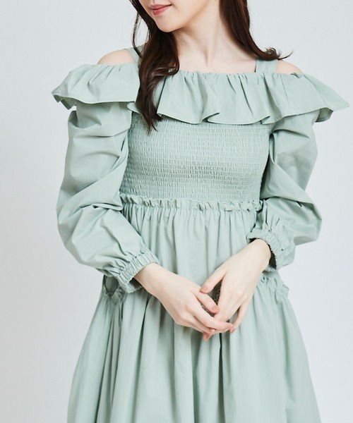 オフショルダーワンピース 8日発送 セール】オフショルダーワンピース（ワンピース）｜31 Sons de mode