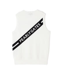 パーリーゲイツ コットンビーム アモッサLS ニットベスト PEARLY GATES（パーリーゲイツ）の「【PEARLY GATES】コットン