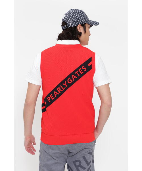 パーリーゲイツ コットンビーム アモッサLS ニットベスト パーリーゲイツ コットンビーム アモッサLS ニットベスト パーリー