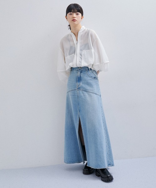 ADAM ET ROPE'（アダムエロペ）の「【定番・追加】メッシュカーディガン（カーディガン/ボレロ・レディース・ホワイト/ブラック/ベージュ・FREE）」の12枚目の写真