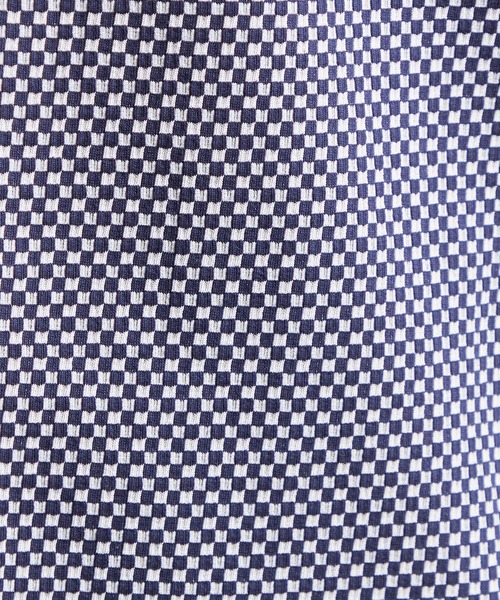 HIDEAWAYS NICOLE（ハイダウェイニコル）の「サッカーチェックショートレギュラーカラー半袖シャツ（シャツ/ブラウス・メンズ・ホワイト/ブラック×ホワイト/ホワイト×ネイビー/ブラック×グレー/ネイビー×ホワイト・LARGE/X-LARGE/XX-LARGE/MEDIUM）」の9枚目の写真