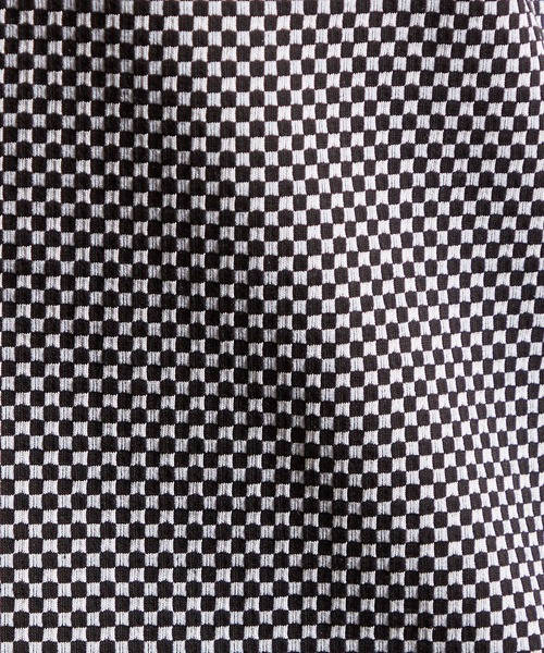 HIDEAWAYS NICOLE（ハイダウェイニコル）の「サッカーチェックショートレギュラーカラー半袖シャツ（シャツ/ブラウス・メンズ・ホワイト/ブラック×ホワイト/ホワイト×ネイビー/ブラック×グレー/ネイビー×ホワイト・LARGE/X-LARGE/XX-LARGE/MEDIUM）」の11枚目の写真