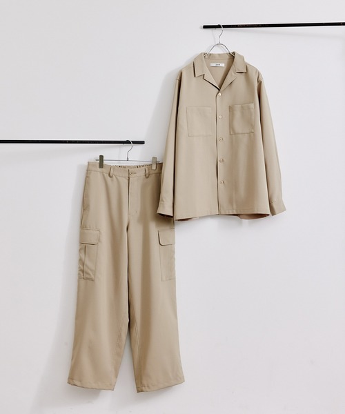  j.n.r.d（ジェー・エヌ・アール・ディー）の「【セットアップ対応】j.n.r.d/エコストリッチカーゴパンツ（カーゴパンツ・メンズ・オリーブ/ベージュ/ネイビー・L/LL/M）」の16枚目の写真