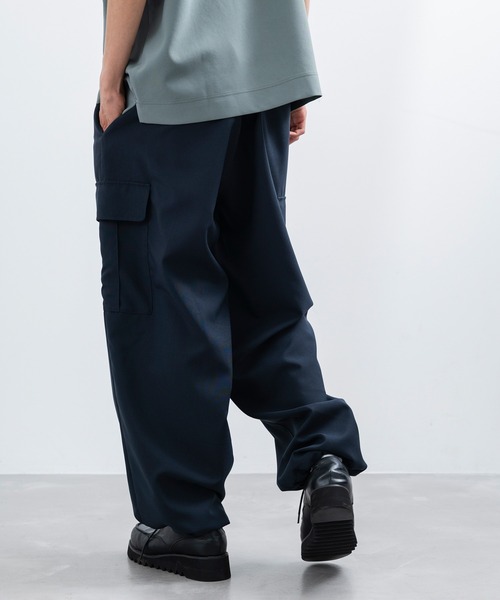  j.n.r.d（ジェー・エヌ・アール・ディー）の「【セットアップ対応】j.n.r.d/エコストリッチカーゴパンツ（カーゴパンツ・メンズ・オリーブ/ベージュ/ネイビー・L/LL/M）」の4枚目の写真