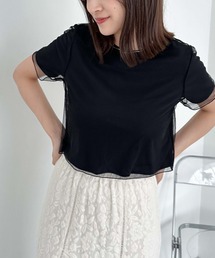 チュールレイヤードＴシャツ