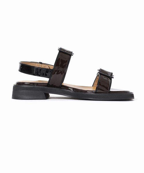 LE TALON（ルタロン）の「GRISE GRダブルベルトサンダル（サンダル・レディース・ブラウン/ベージュ系その他/イエロー・SMALL/MEDIUM/LARGE/X-LARGE）」の6枚目の写真