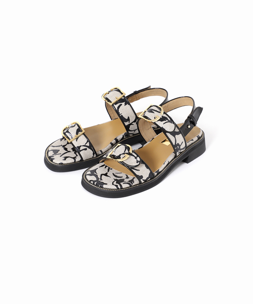 LE TALON（ルタロン）の「GRISE GRダブルベルトサンダル（サンダル・レディース・ブラウン/ベージュ系その他/イエロー・SMALL/MEDIUM/LARGE/X-LARGE）」の16枚目の写真