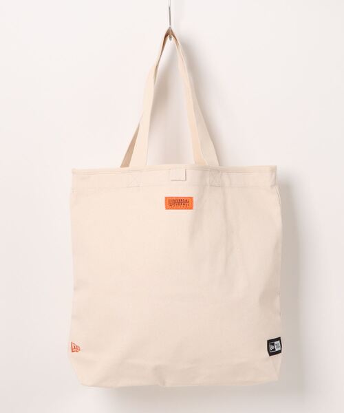 UNIVERSAL PRODUCTS(ユニバーサルプロダクツ)の「UNIVERSAL OVERALL×NEWERA / UO/NE キャンバストート / R1962(トートバッグ・レディース・アイボリー・FREE)」の6枚目の写真