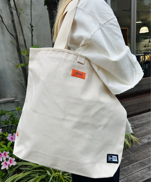 UNIVERSAL PRODUCTS(ユニバーサルプロダクツ)の「UNIVERSAL OVERALL×NEWERA / UO/NE キャンバストート / R1962(トートバッグ・レディース・アイボリー・FREE)」の7枚目の写真