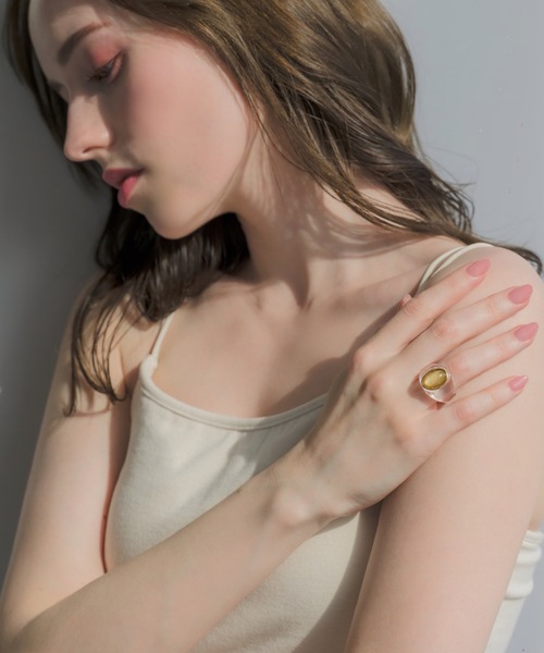 muku(ムク)の「金属アレルギー対応 アイスストーンリング(リング・レディース・ゴールド/ブルー・13)」の10枚目の写真