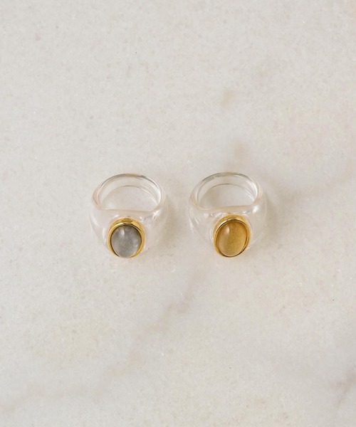 muku(ムク)の「金属アレルギー対応 アイスストーンリング(リング・レディース・ゴールド/ブルー・13)」の22枚目の写真