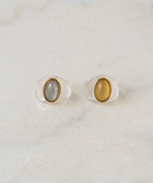 muku(ムク)の「金属アレルギー対応 アイスストーンリング(リング・レディース・ゴールド/ブルー・13)」の21枚目の写真