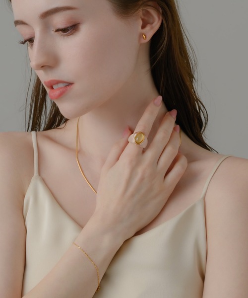 muku(ムク)の「金属アレルギー対応 アイスストーンリング(リング・レディース・ゴールド/ブルー・13)」の16枚目の写真