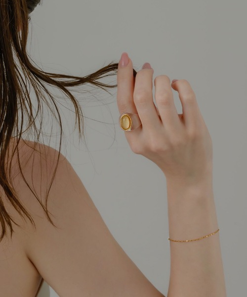 muku(ムク)の「金属アレルギー対応 アイスストーンリング(リング・レディース・ゴールド/ブルー・13)」の12枚目の写真