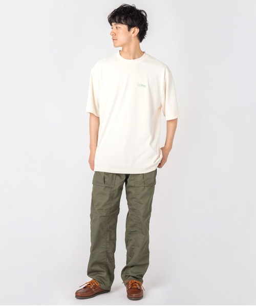L.L.Bean（エルエルビーン）の「【JAPAN EDITION】サムナー・ショートスリーブ・ティ（Tシャツ/カットソー・メンズ・ライトグレー/チャコール/ネイビー/アイボリー・MEDIUM/SMALL/X-LARGE/LARGE）」の10枚目の写真