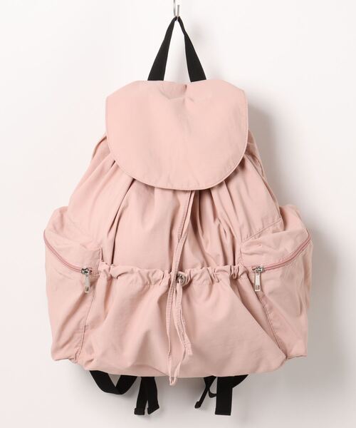 zucchero（ズッケロ）の「リュック レディース 大容量 軽い 超軽量 撥水ナイロン 49808Y（バックパック/リュック・レディース・ピンク/アイボリー/ブラック/ブルーグレー・FREE）」の4枚目の写真