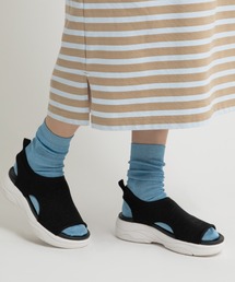 HEAL ME | HEAL ME ヒールミー レディース 厚底ニットスポーティーサンダル【軽量】 224303(サンダル)