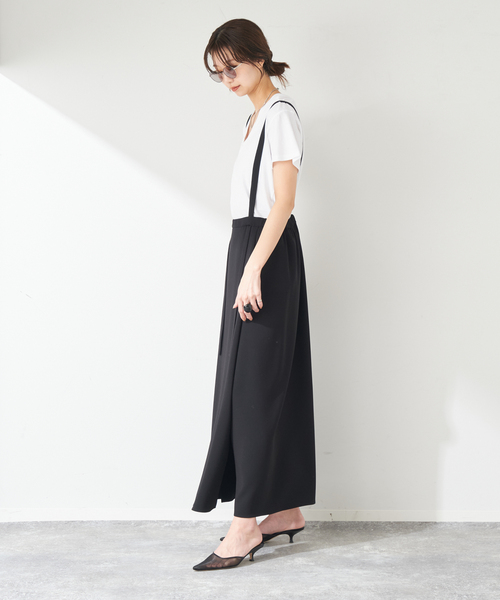 plage(プラージュ)の「THE GREAT./ザ グレイト THE V/NECK Tシャツ(Tシャツ/カットソー・レディース・スミクロ/ホワイト・FREE)」の15枚目の写真