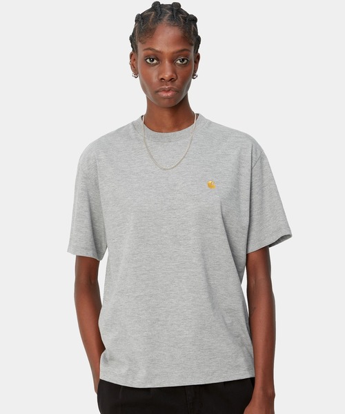 V782【Carhartt】刺繍ロゴTシャツ【メンズ2XL】アイボリー セール】Carhartt WIP/カーハートダブリューアイピー S/S DUSTER
