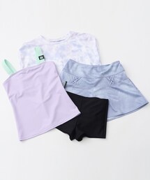 PINK-latte（ピンクラテ）の「◆【プールグッズ】水着タイダイスイムウェア4セット（水着・キッズ）」