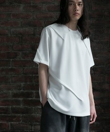 aimoha | 【aimoha neo】DOUBLE-SIDED AIR FABRIC DECORATION DARTS TEE（サイズ0.1.2.3） (SS)(Tシャツ/カットソー)