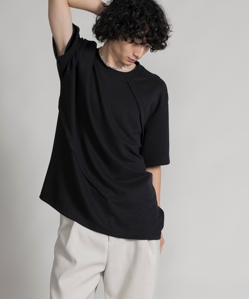 aimoha（アイモハ）の「【aimoha neo】DOUBLE-SIDED AIR FABRIC DECORATION DARTS TEE（サイズ0.1.2.3） (SS)（Tシャツ/カットソー・メンズ・グレー/ブラック/ホワイト・0/1/2/3）」の14枚目の写真