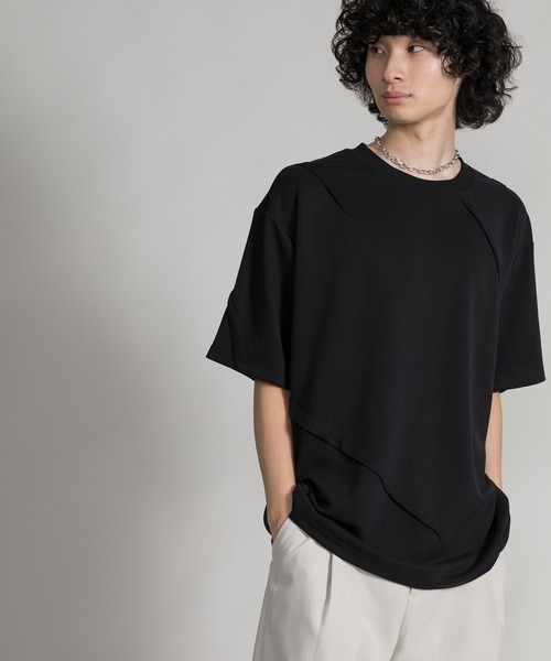 aimoha（アイモハ）の「【aimoha neo】DOUBLE-SIDED AIR FABRIC DECORATION DARTS TEE（サイズ0.1.2.3） (SS)（Tシャツ/カットソー・メンズ・グレー/ブラック/ホワイト・0/1/2/3）」の17枚目の写真
