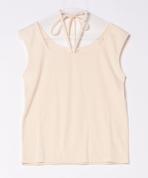 apres jour（アプレジュール）の「ストラップ＋タンクインナー【ZOZOTOWN限定アイテム】（タンクトップ・レディース・アイボリー/ブラック/ブルー・フリー/X-LARGE）」の4枚目の写真
