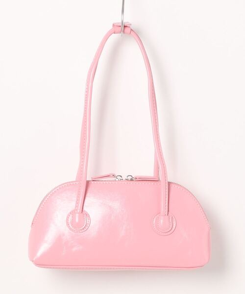 sevens（セブンズ）の「【sevens】合成皮革楕円ハンドバッグ（ハンドバッグ・レディース・桜/ブラック/サックスブルー/ホワイト/グリーン/ピンク・FREE）」の11枚目の写真
