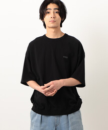ワンポイントロゴプリントバルーン半袖Tシャツ