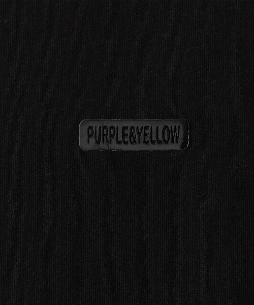 Purple&Yellow（パープルアンドイエロー）の「ワンポイントロゴプリントバルーン半袖Ｔシャツ（Tシャツ/カットソー・メンズ・ブラック/ホワイト/ミント・S/M/L）」の5枚目の写真
