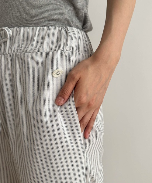 CANAL JEAN(キャナルジーン)の「El mar ナローストライプイージーパンツ(その他パンツ・レディース・ブラック・ONE SIZE)」の12枚目の写真