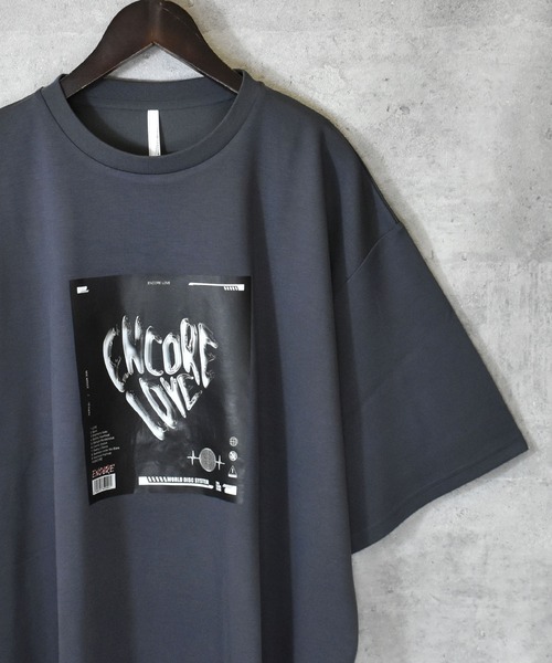 Ritzy(リッツィー)の「ダンボールニット クルーネック転写プリントTシャツ(スピリチュアル) レディース メンズ(Tシャツ/カットソー・メンズ・ブラック/ホワイト/チャコール/グレー系その他2/ホワイト系その他/ブラック系その他2/グレー系その他/ホワイト系その他2/ブラック系その他・LARGE/X-LARGE/MEDIUM/L/XL/M)」の9枚目の写真