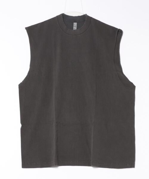LOS ANGELES APPAREL(ロサンゼルスアパレル)の「Los Angeles Apparel / Sleeveless Tee 6.5oz / L-1865GD(Tシャツ/カットソー・レディース・ブラック/ホワイト・X-LARGE)」の6枚目の写真