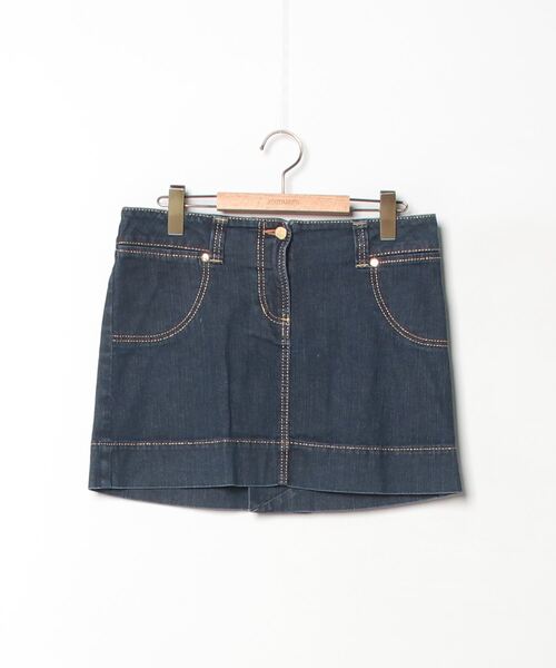 ブランド古着】刺繍デニムミニスカート（デニムスカート）｜Vivienne  