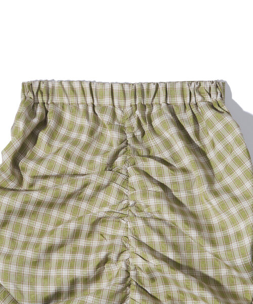 WHO'S WHO gallery（フーズフーギャラリー）の「ギャザーデザインチェックスカート（スカート・レディース・オフホワイト/ブルー/グリーン系その他2・FREE）」の21枚目の写真