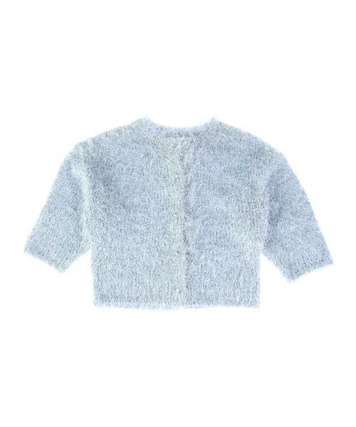 LAGUNAMOON（ラグナムーン）の「ラメブレンドシャギーニットカーディガン（カーディガン/ボレロ・レディース・シルバー/ピンク/ライトブルー・FREE）」の6枚目の写真